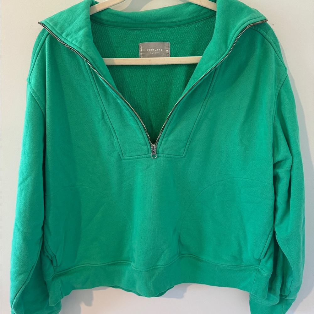 Everlane Quarter Zip Sweatshirt